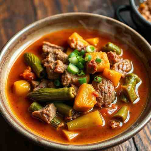 Gumbo-Style Okra Stew - New Orleans Flavor, No Roux